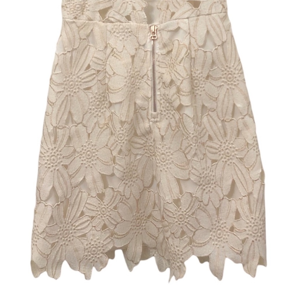 Free People + Saylor Jessa Foil Lace Dress Womne's Small - Picture 10 of 11